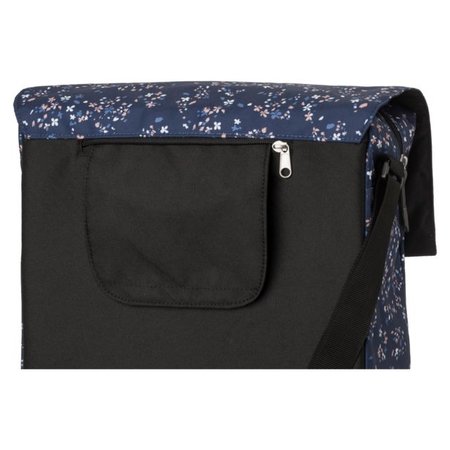 FastRider Enkele fietstas Shopper Nara Mini Flower Blauw 17L