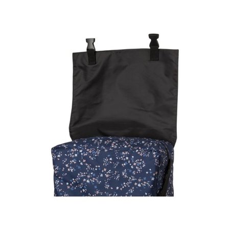 FastRider Enkele fietstas Shopper Nara Mini Flower Blauw 17L