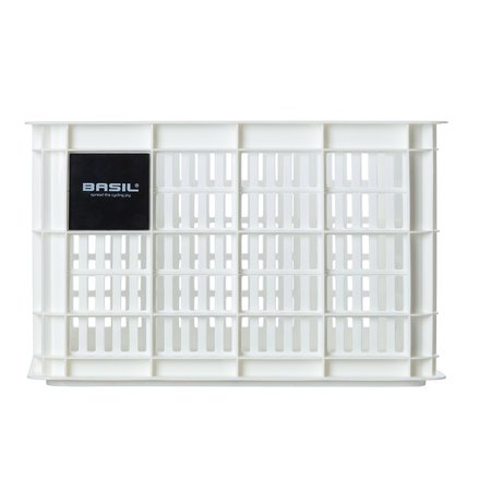 Basil Fietskrat Crate M 29,5L Bright White voor MIK/RT