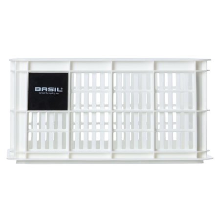 Basil Fietskrat Crate S 17,5L Bright White voor MIK/Racktime