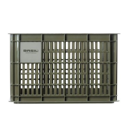 Basil Fietskrat Crate M 29,5L Moss Green voor MIK/RT