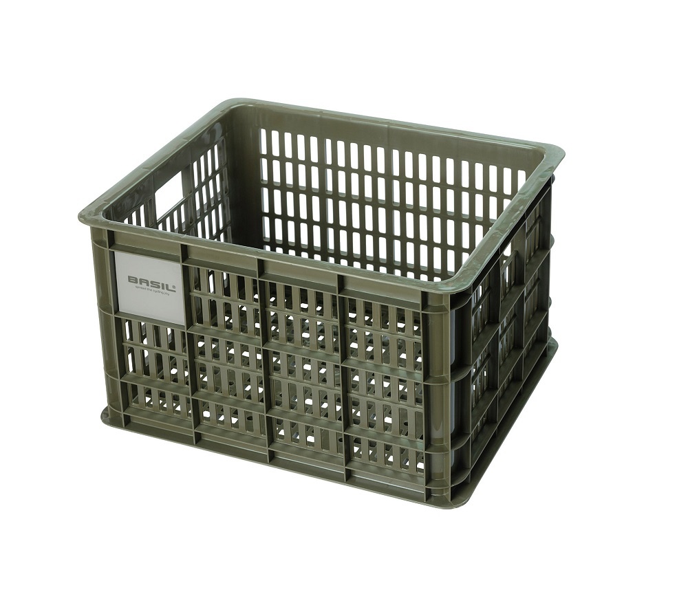 Image of Fietskrat Crate M 29,5L Moss Green MIK/RT