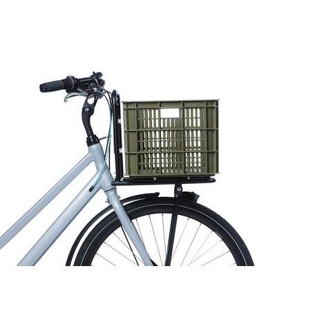 Basil Fietskrat Crate L 40L Moss Green MIK/RT