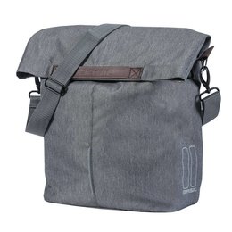 Basil Enkele fietstas City Shopper Grey Melee 16L