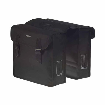 Basil Dubbele fietstas Mara 26L Zwart