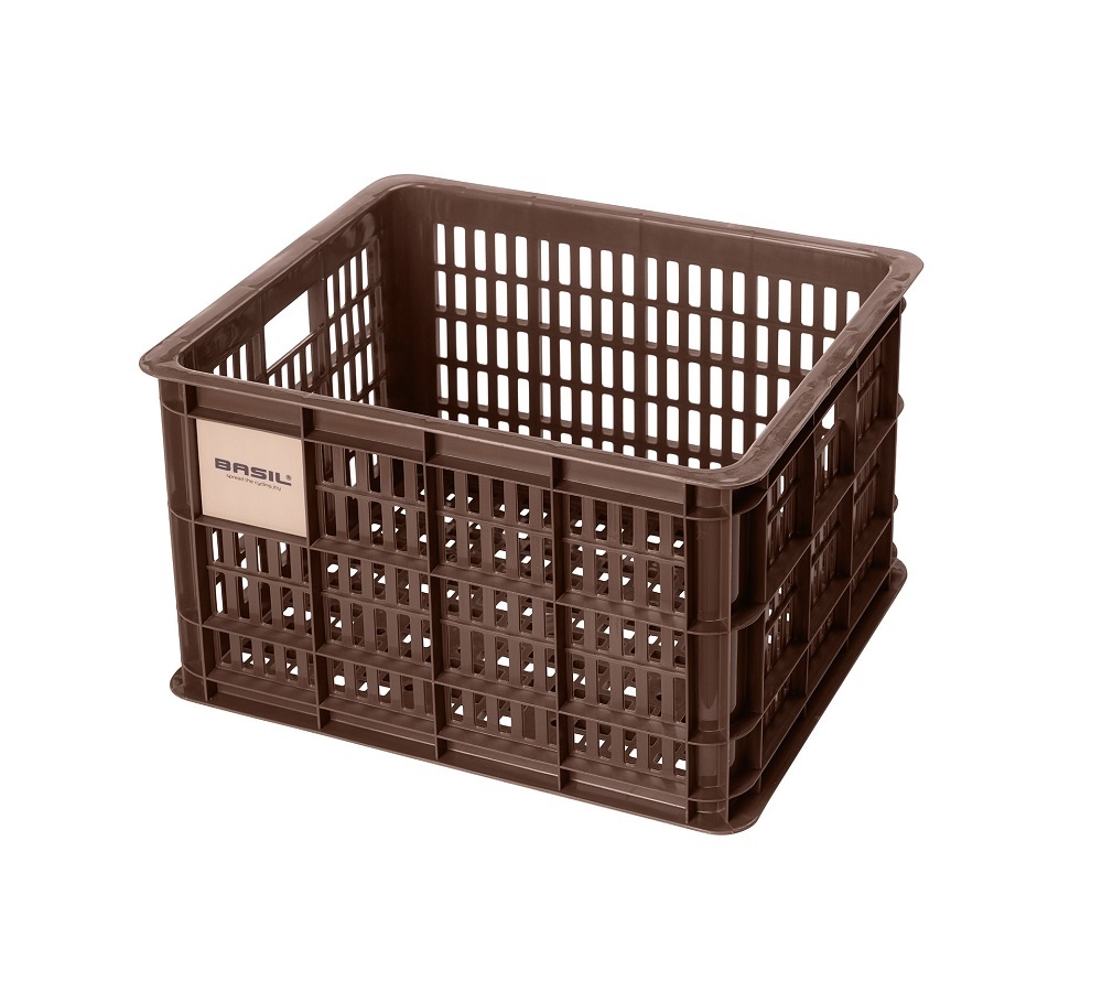 Image of Fietskrat Crate M 29,5L Brown MIK/RT