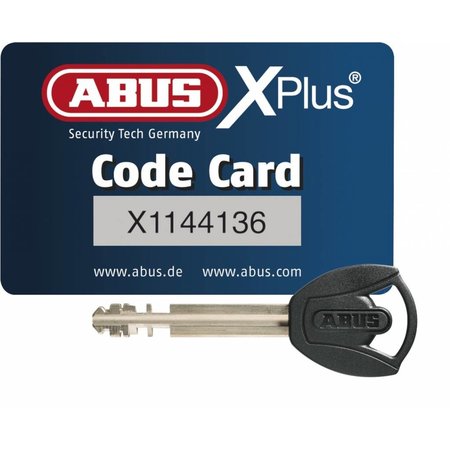 ABUS Bordo Big XPlus 6000K 90 cm zwart SH - met framehouder