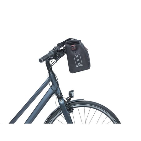 Basil Fietshandtas City MIK-KF-haken 8-11L Zwart