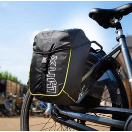 Lynx Dubbele fietstas Lake 31L Zwart