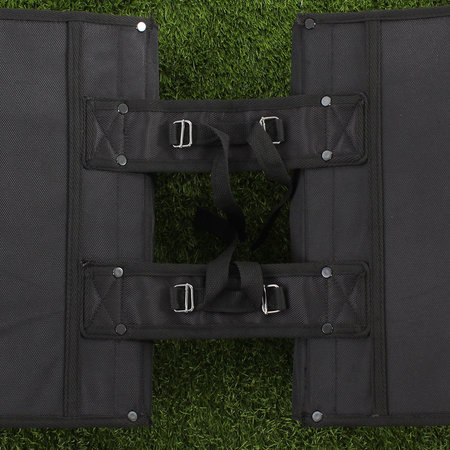 Urban Proof Dubbele fietstas 55L Recycled - Zwart/Grijs