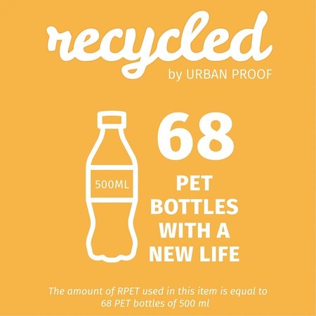 Urban Proof Dubbele fietstas 40L Recycled - Groen/Grijs