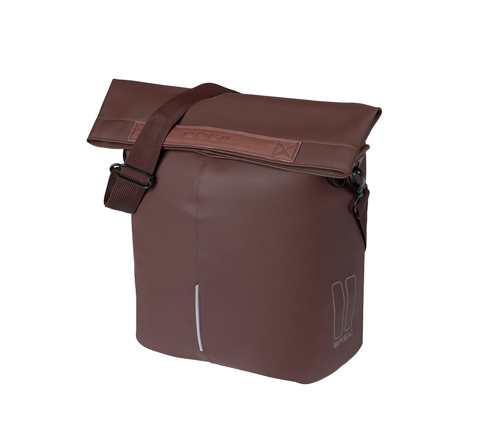 Enkele fietstas City Shopper Roasted Brown 16L