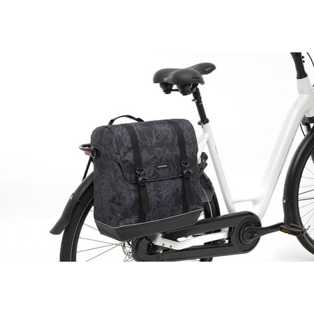 New Looxs Enkele Fietstas Alba Single Bamboo Black 21L