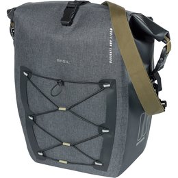 Basil Enkele Fietstas Navigator Storm MIK Studs L 25-31L Zwart