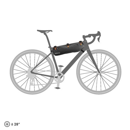 Ortlieb Frame-Pack RC Top Tube Matzwart - 4L