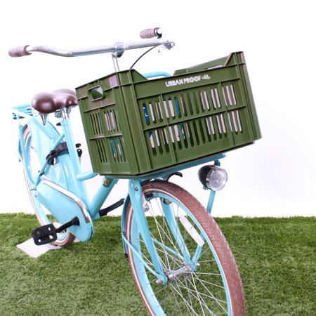 Urban Proof Fietskrat 30L Olive Green - Recycled