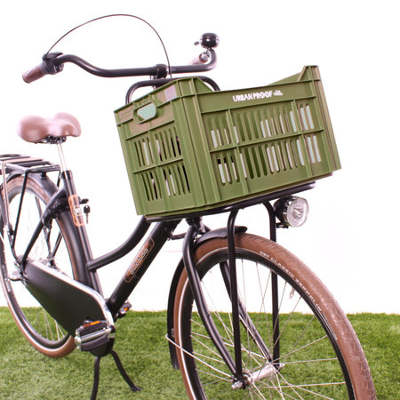 Urban Proof Fietskrat 30L Olive Green - Recycled