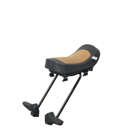 Urban Iki Junior Fietszitje Bincho Black/Kurumi Brown - zonder montagekader