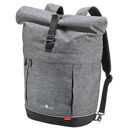 KLICKfix Enkele fietstas / rugtas Freepack Switch Grijs 18L