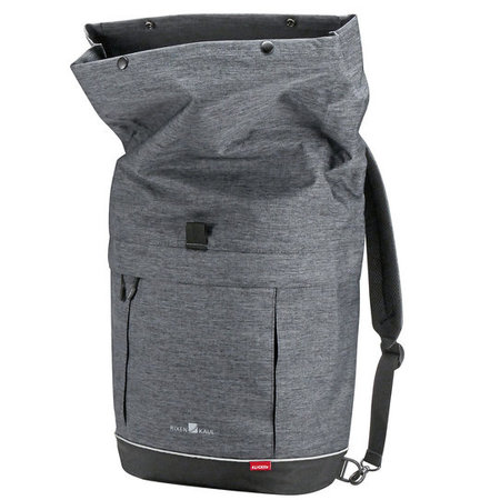 KLICKfix Enkele fietstas / rugtas Freepack Switch Grijs 18L