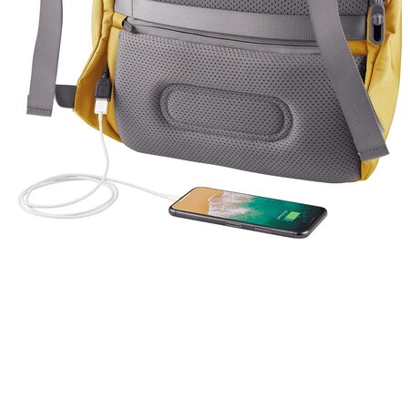 XD Design Rugzak Bobby Soft 13L-16L Geel - Anti-diefstal rugzak