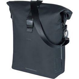 Basil Enkele fietstas SoHo Nordlicht MIK Studs 17L Zwart