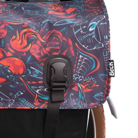 Beck Dubbele fietstas Classic Tattoo 46L