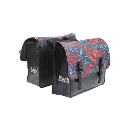 Beck Dubbele fietstas Classic Tattoo 46L