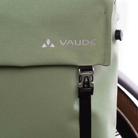 Vaude Enkele fietstas / messenger Augsburg IV 14L M Willow Green