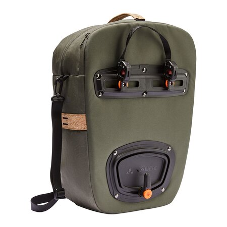 Vaude Enkele fietstas eBack Single 28L Khaki - e-bike