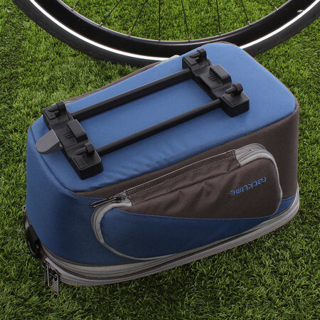 Racktime Bagagedragertas Talis Plus grijs/blauw - 8L + 7L