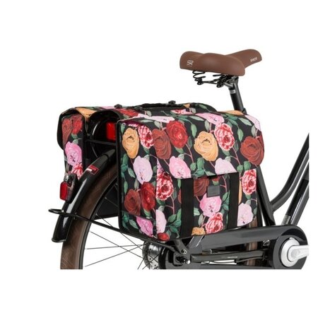 FastRider Dubbele fietstas Nyla Floral 32L