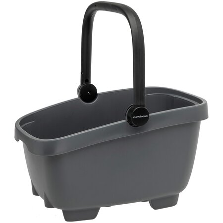 New Looxs Fietsmand Clipper MIK 28L Antraciet - Ook voor de hond