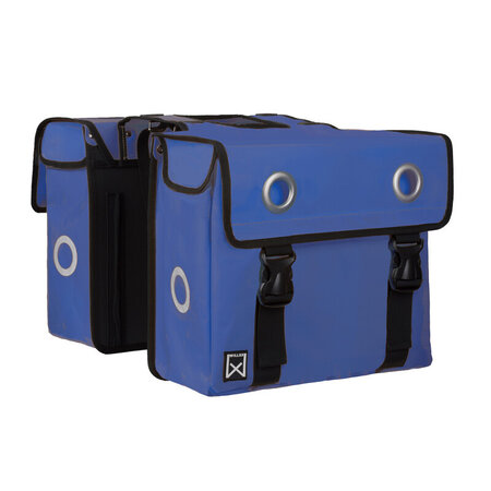 Willex Dubbele fietstas Bisonyl 40L Blauw