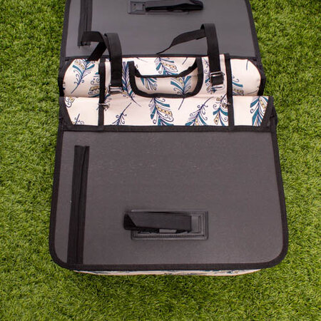 Willex Dubbele fietstas Metropolis 34L Blue Feather