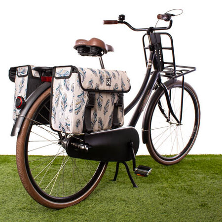 Willex Dubbele fietstas Metropolis 34L Blue Feather