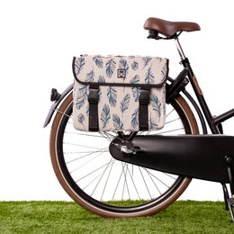 Willex Dubbele fietstas Metropolis 34L Blue Feather