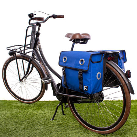 Willex Dubbele fietstas Bisonyl 30L Blauw
