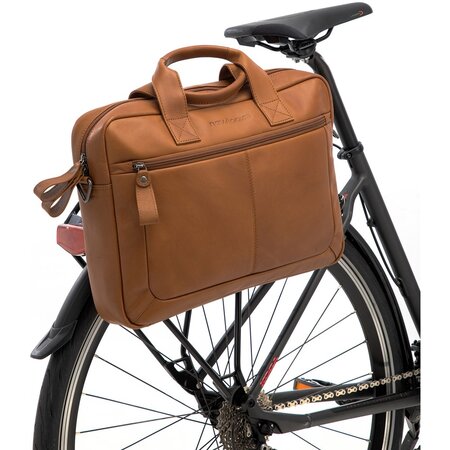 New Looxs Enkele Fietstas & Schoudertas Luko 10L Cognac