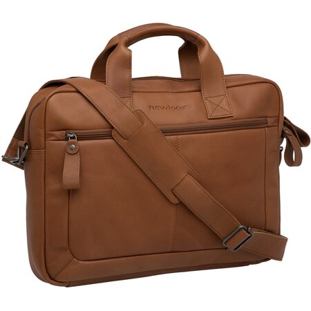 New Looxs Enkele Fietstas & Schoudertas Luko 10L Cognac