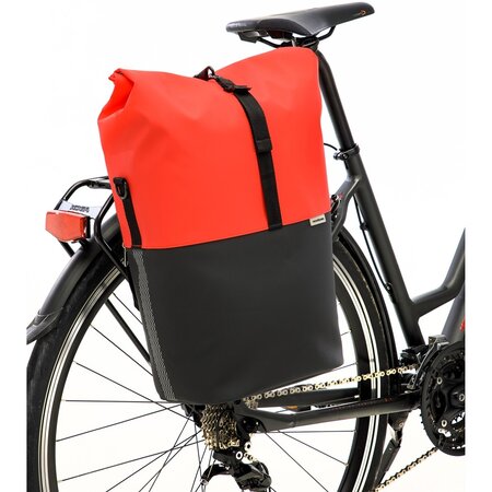 New Looxs Enkele fietstas Nyborg 17L Red/Black