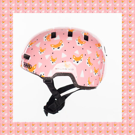 ABUS Kinderhelm Skurb Kid Rose Foxes M