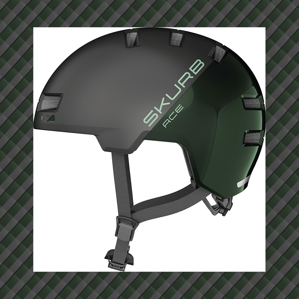 Fietshelm Skurb Ace Moss Green S