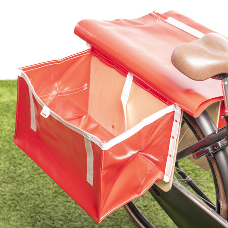 Dubbele Krantentas XXL 75L Rood