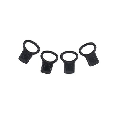 Ortlieb Klemrubbers Mudguard en Seat-Pack Zwart