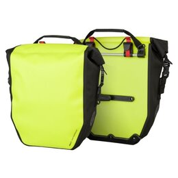 AGU Enkele fietstas Shelter Clean Large 42L Neon Geel Set