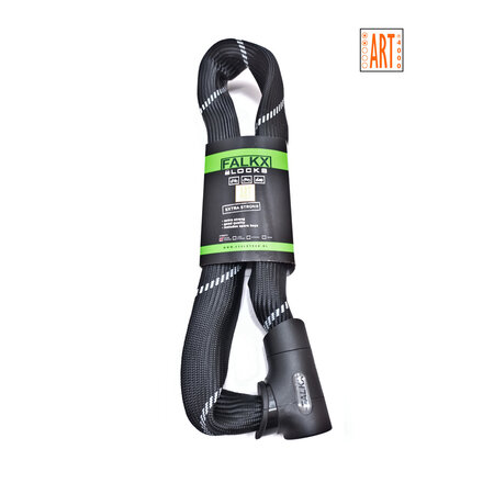 Falkx Kettingslot Iceman Deluxe 90 CM Zwart - Met ART-2 keurmerk
