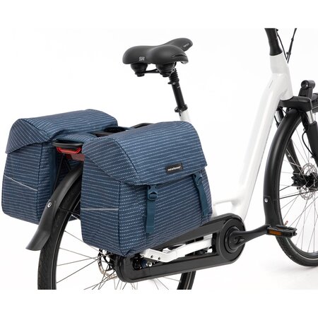 New Looxs Dubbele fietstas Joli Double 37L Nomi Blue