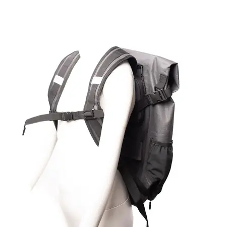 Beck Enkele fietstas en rugtas Base Backpack Zwart/Blauw 18L