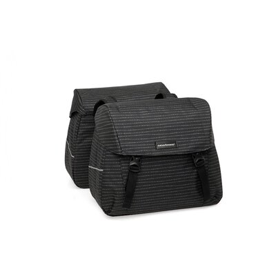 New Looxs Dubbele fietstas Joli Double 37L Nomi Black